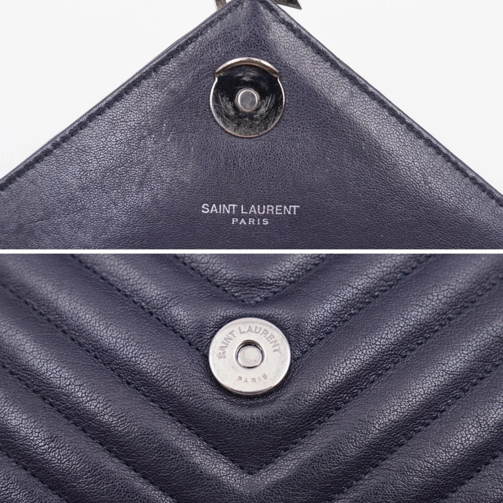 CE28 💟 Saint Laurent Leather College Large - Picture 11 of 16